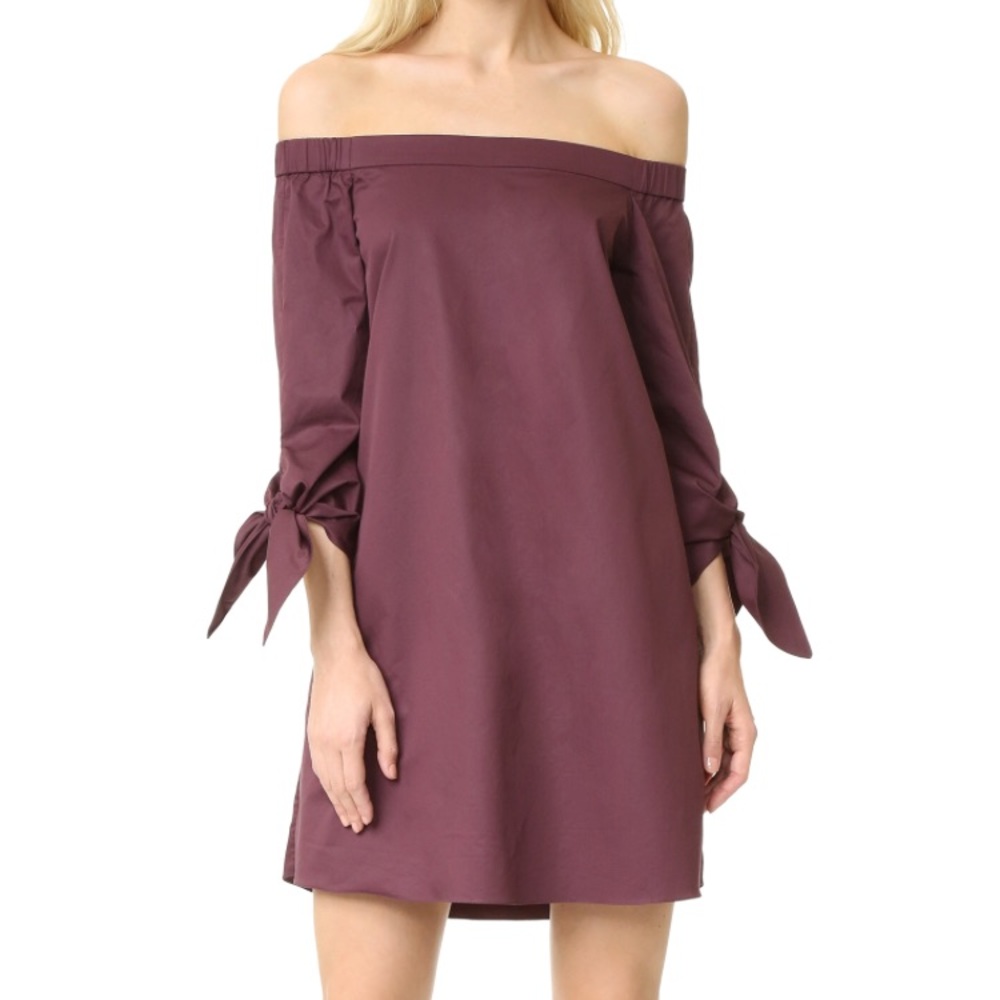 Purple Off Should Dress